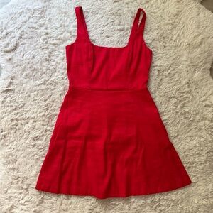 Banana Republic Vibrant Red Mini Dress